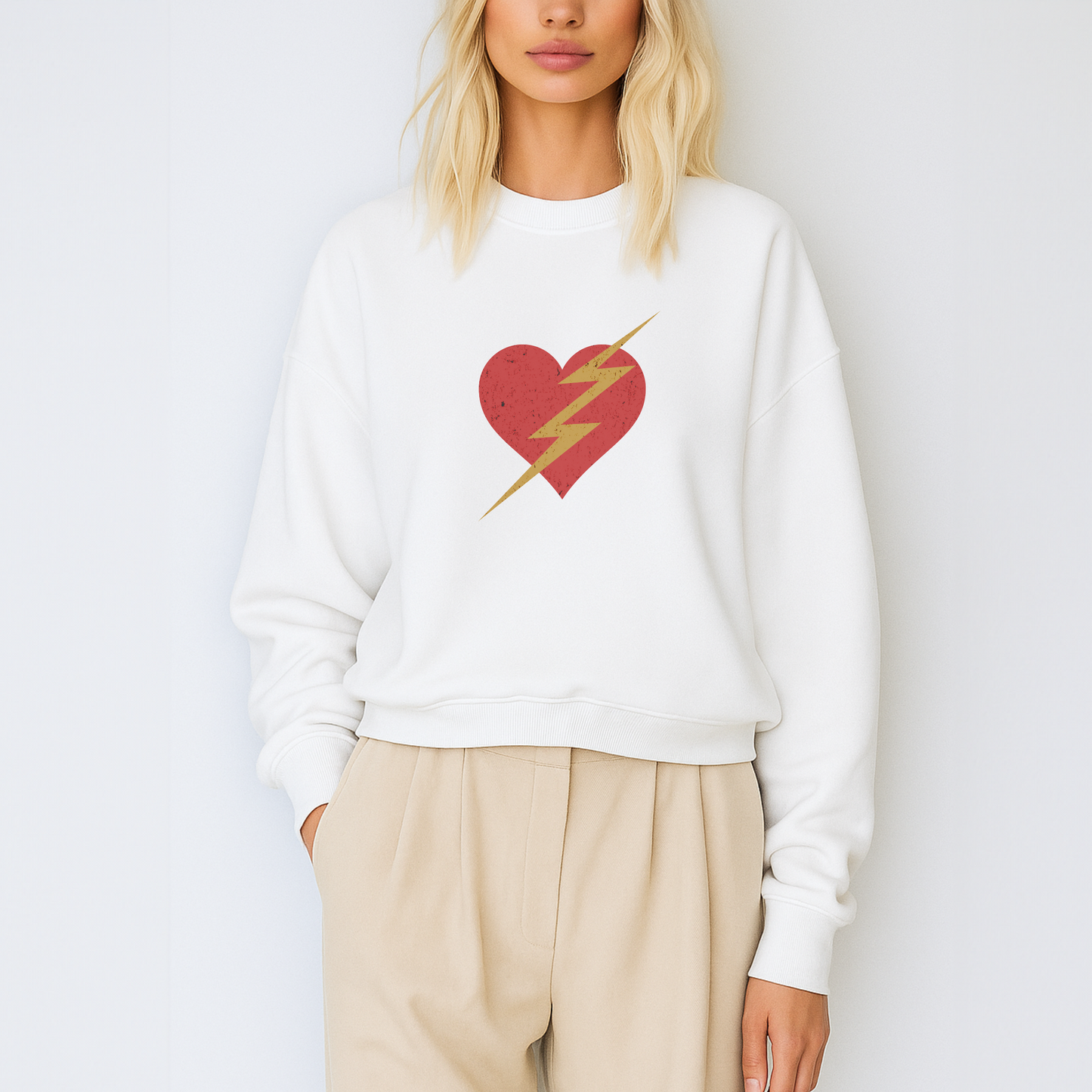 Heart Lighting Sweatshirt