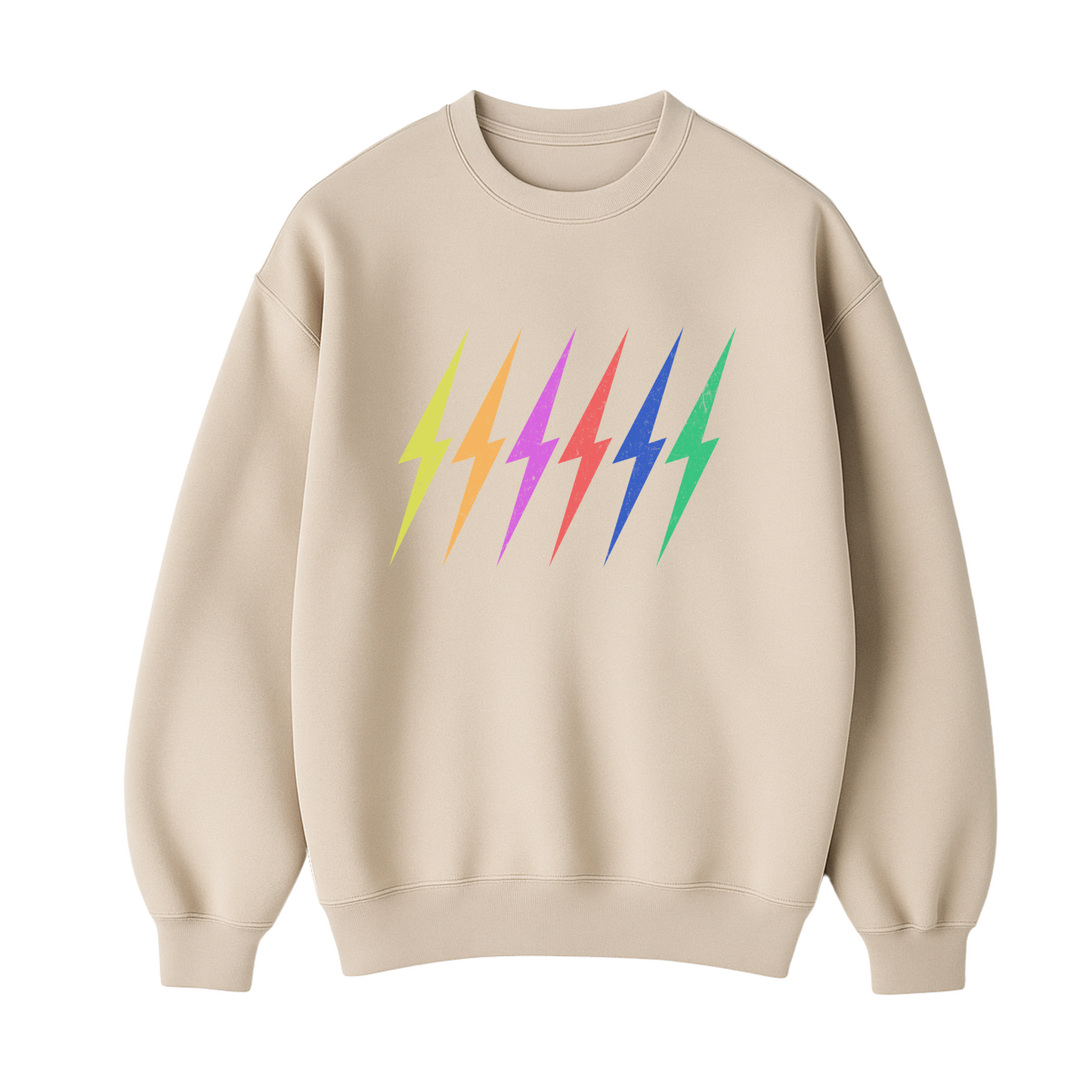 Color LightingBolts Sweatshirt