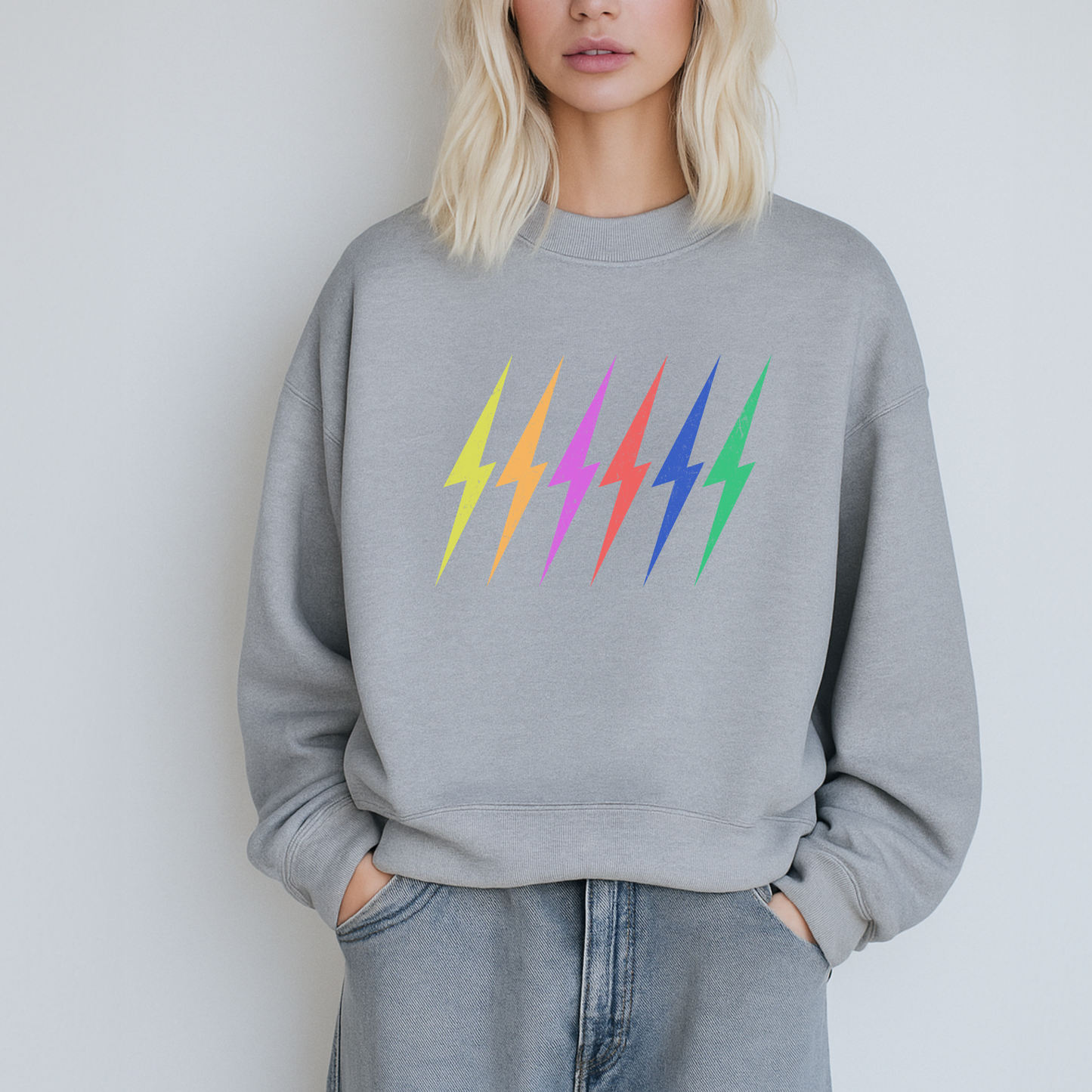 Color LightingBolts Sweatshirt