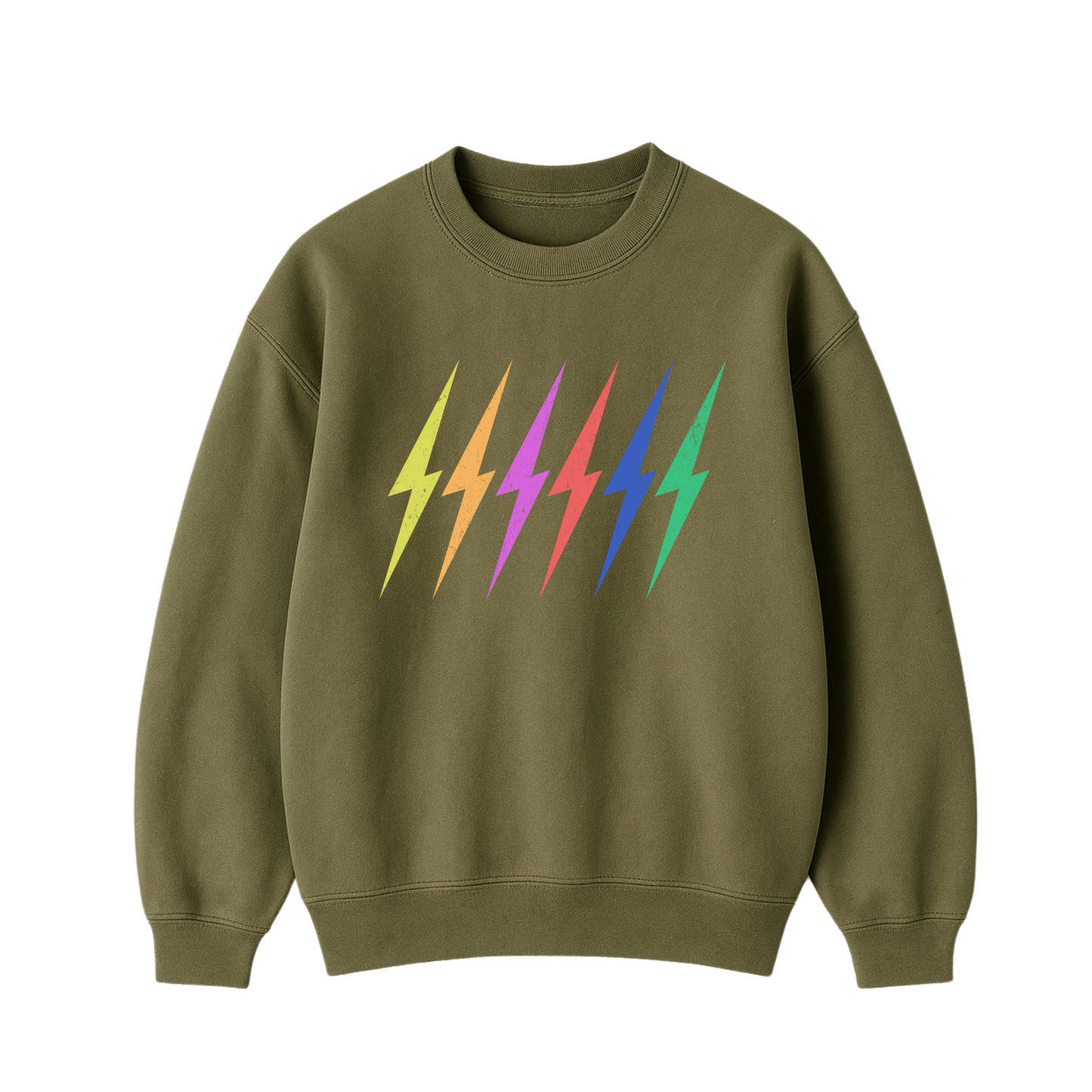 Color LightingBolts Sweatshirt