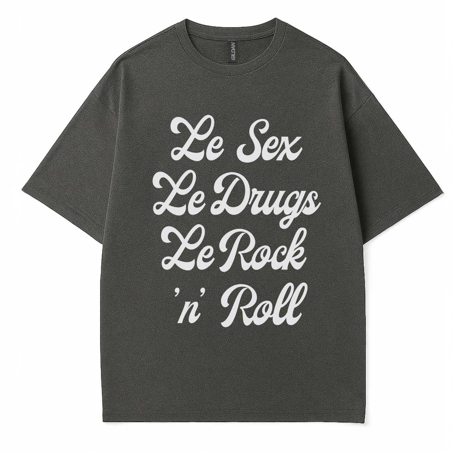 Cheeky Woman Trendy Tshirt grey