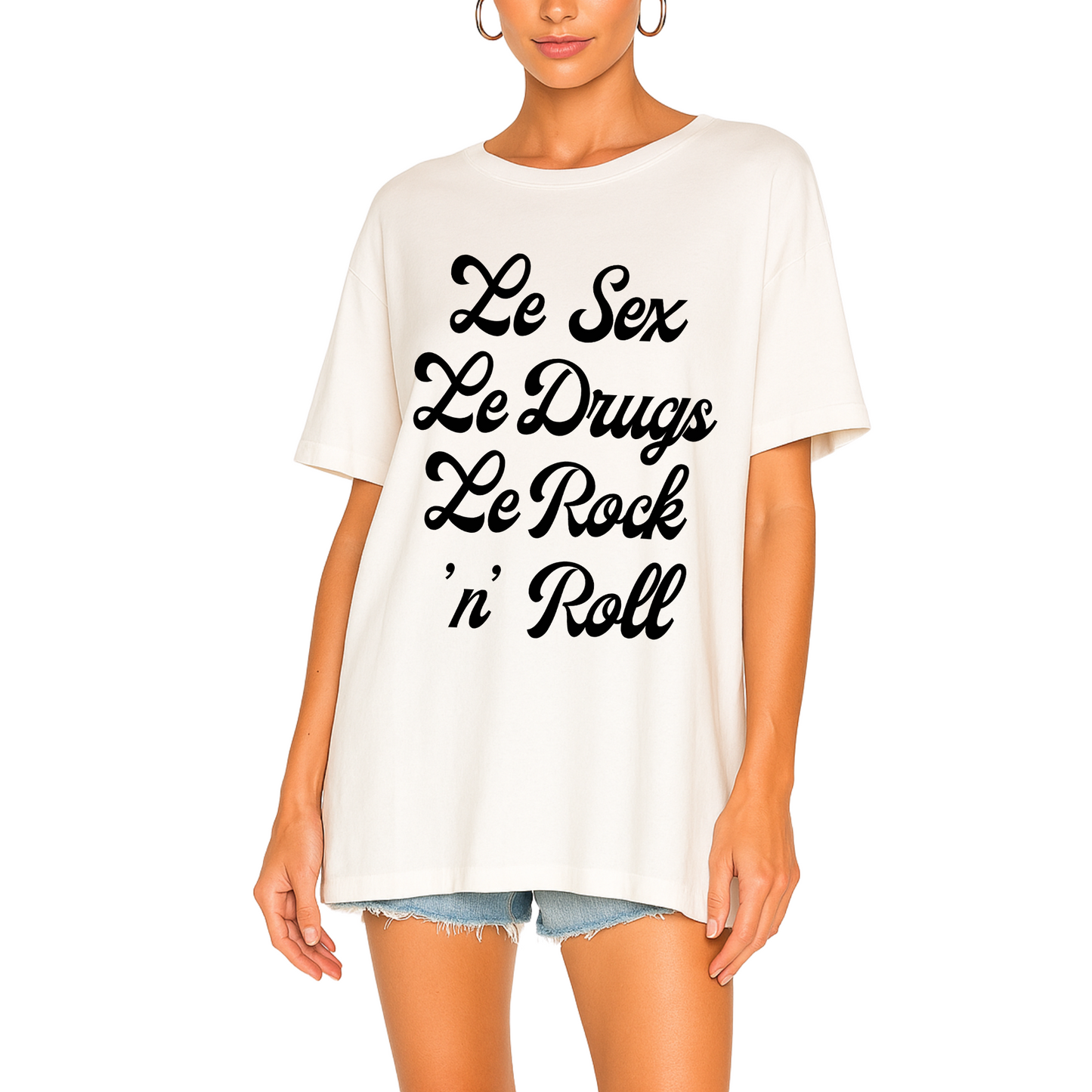 Trendy Cheeky Woman Graphic Tshirt