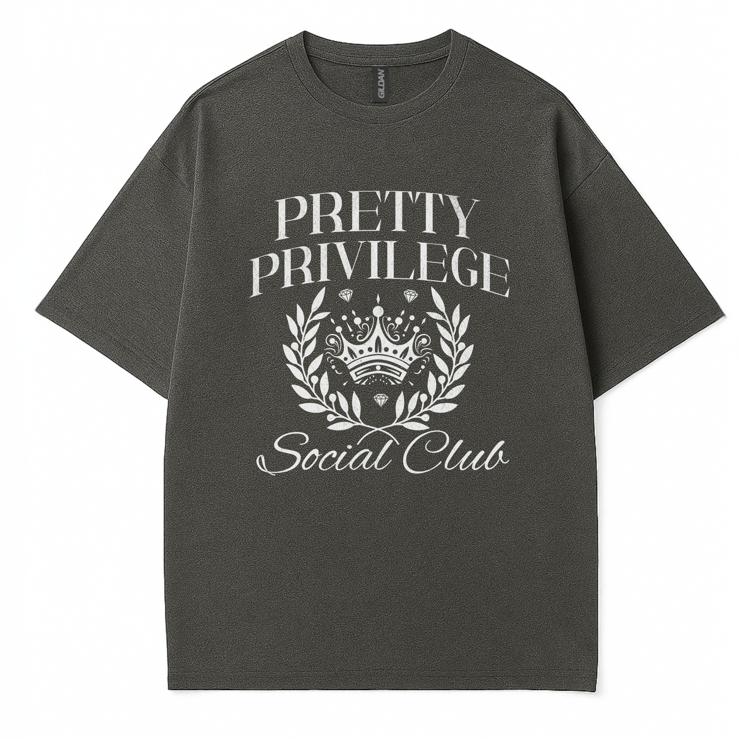 Minimalist Pretty Privilege women’s graphic tee by Côte Crew