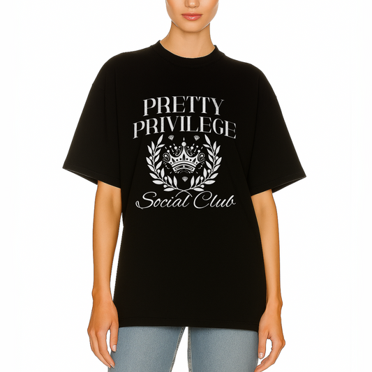 Graphic Tshirt Pretty Privilege women’s graphic tee by Côte Crew