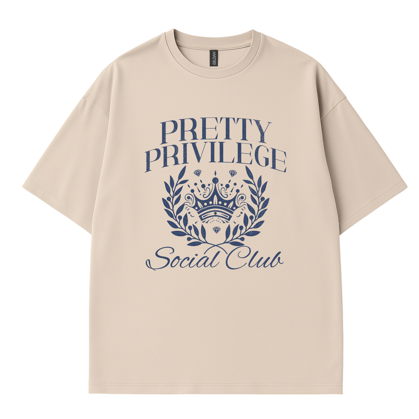 Pretty Privilege women’s graphic tee by Côte Crew