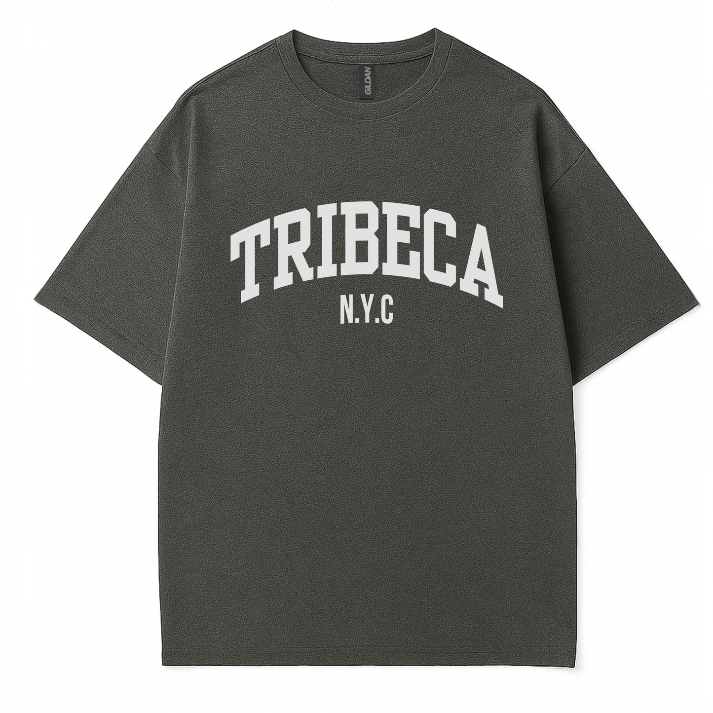 Côte Crew women’s graphic tee with simple ‘Tribeca’ slogan