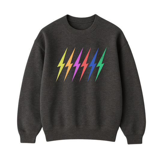 Color LightingBolts  Sweatshirt