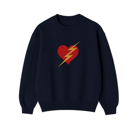 Heart Lighting  Sweatshirt