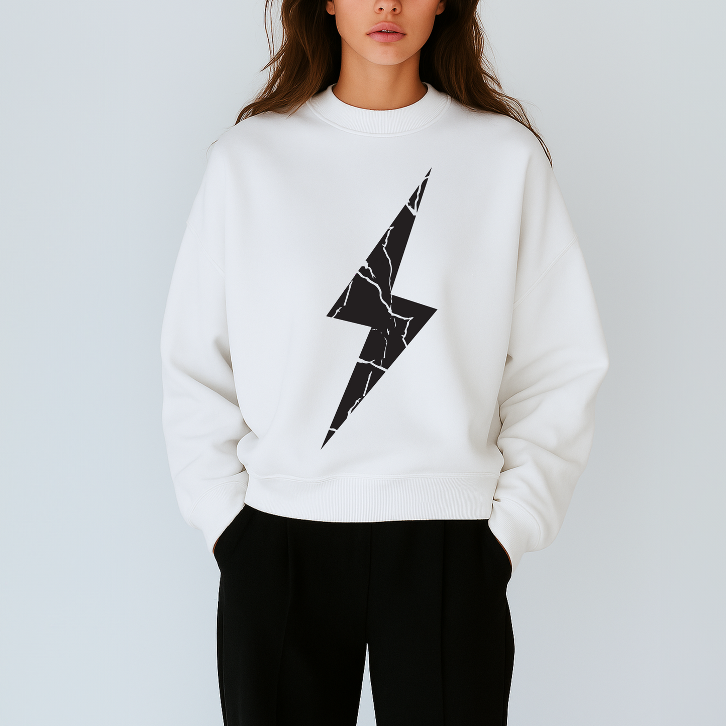 Lightingbolt Cracked Sweatshirt