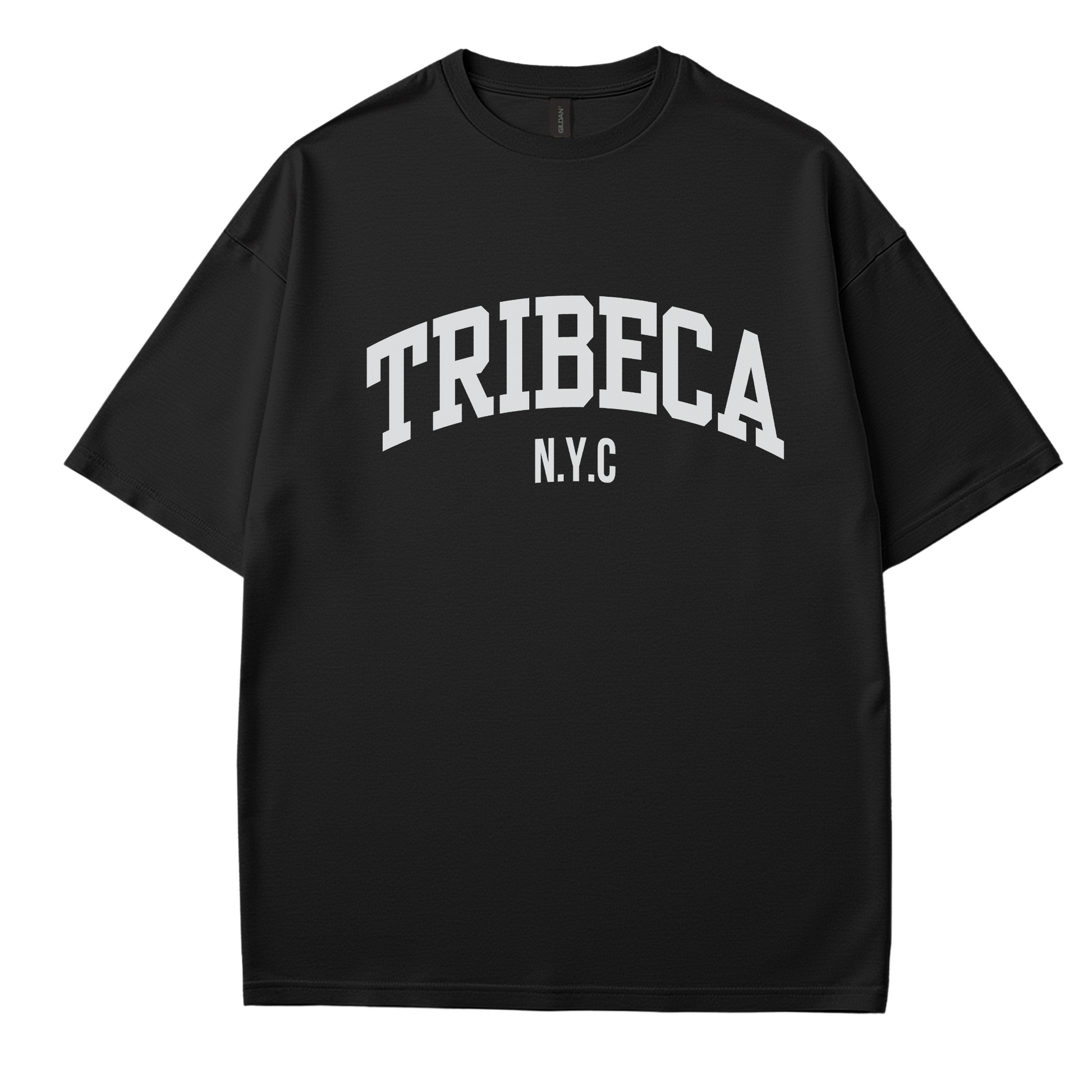 Côte Crew graphic tee with simple ‘Tribeca’ slogan Graphic 
