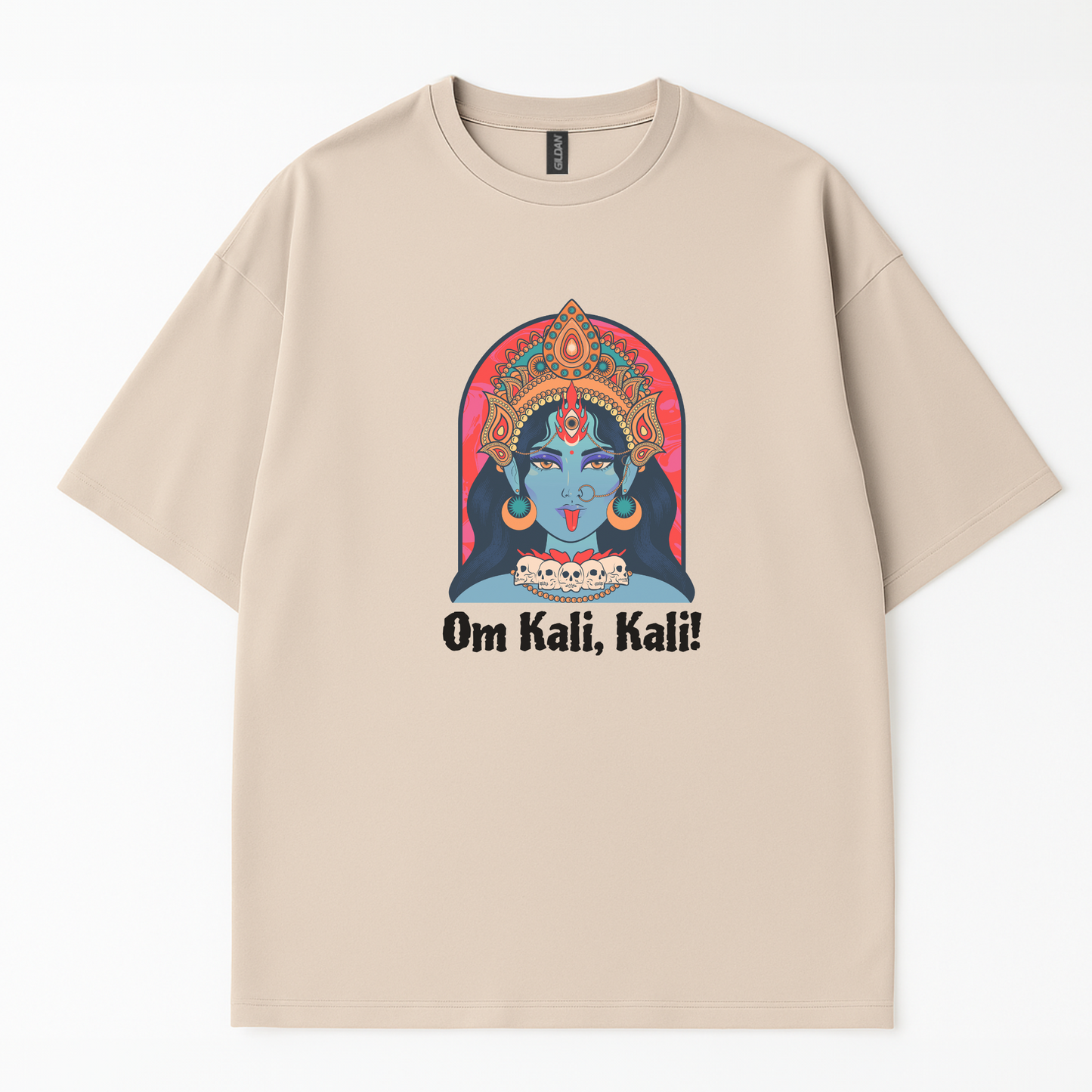 Ethically made graphic  t-shirt with bold ‘ Kali’ message by Côte Crew