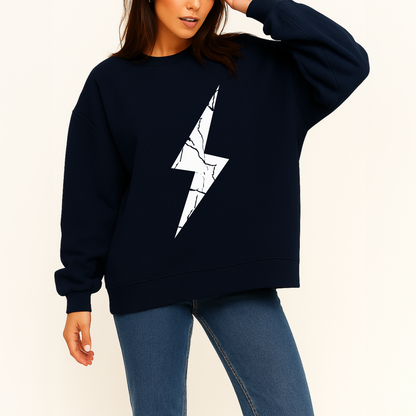 Lightingbolt Cracked Sweatshirt